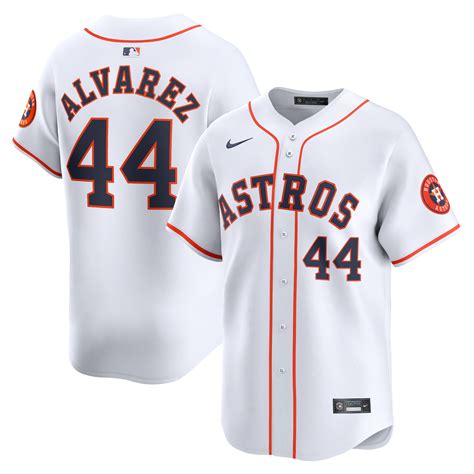 Men's Houston Astros Nike White Home Replica Team Jersey